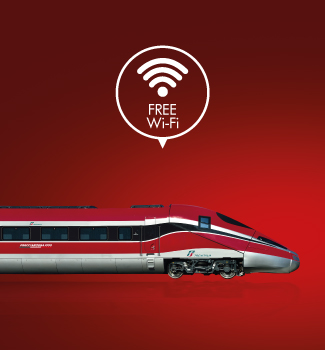 Train Frecciarossa Trenitalia avec Wi-Fi gratuit