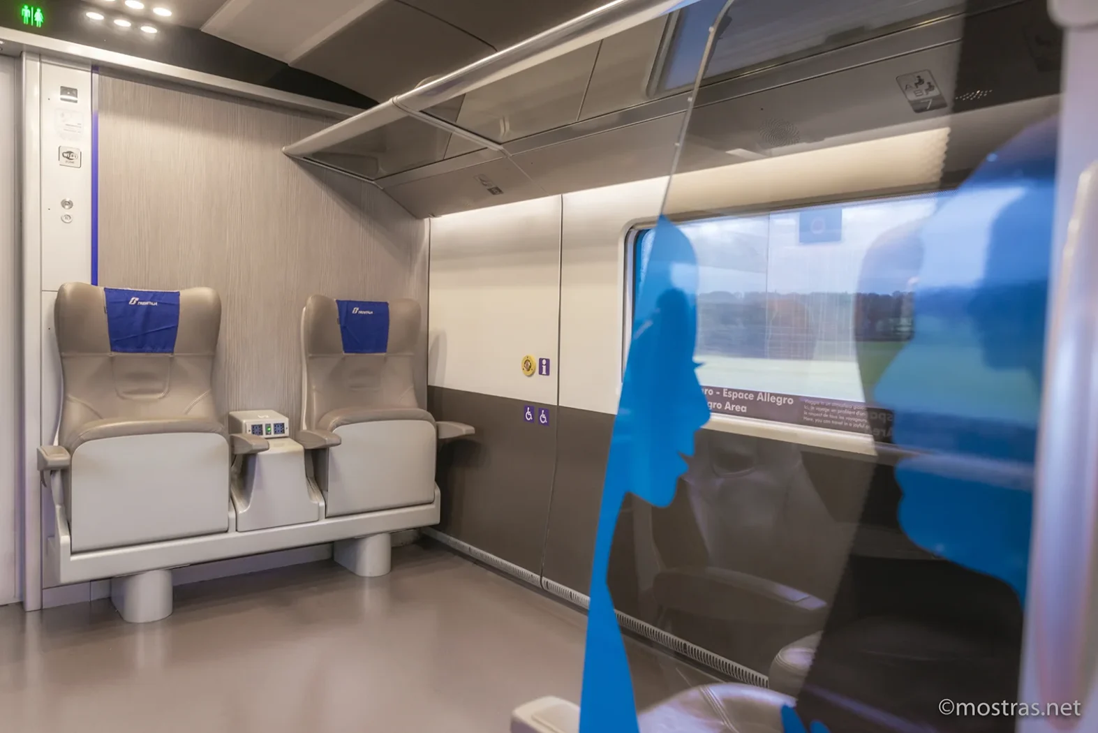 Espace Trenitalia pour voyageurs en fauteuil roulant