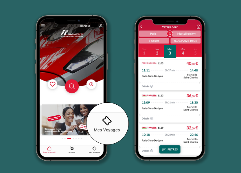 Comment modifier mes voyages