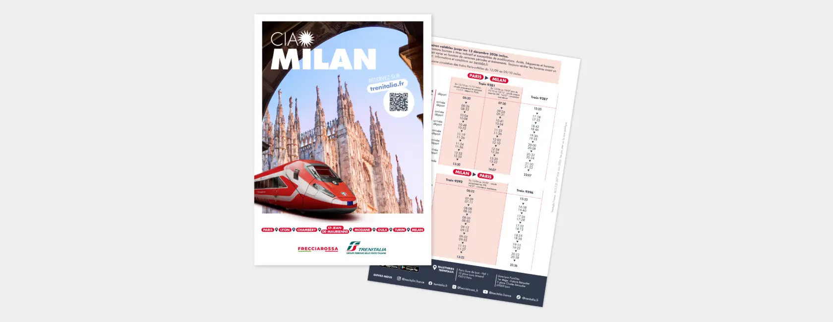 Flyer Paris Milan 2026