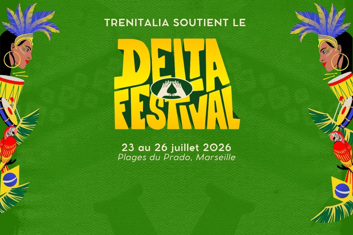 Trenitalia, transporteur officiel du Delta Festival